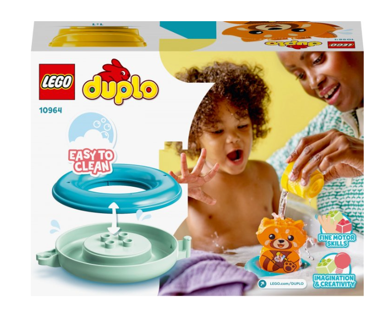 Конструктор Lego DUPLO My First Веселе купання: Плаваюча червона панда фото №3