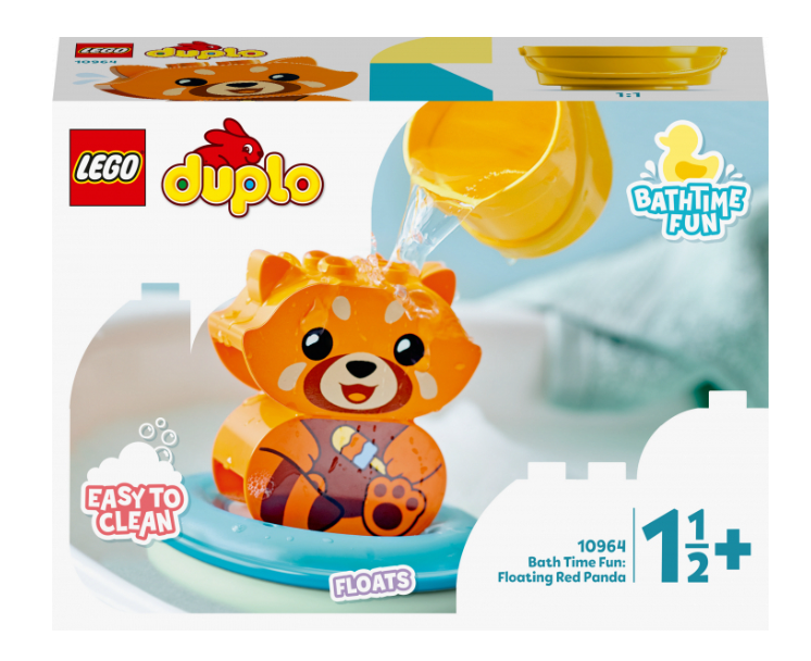 Конструктор Lego DUPLO My First Веселе купання: Плаваюча червона панда