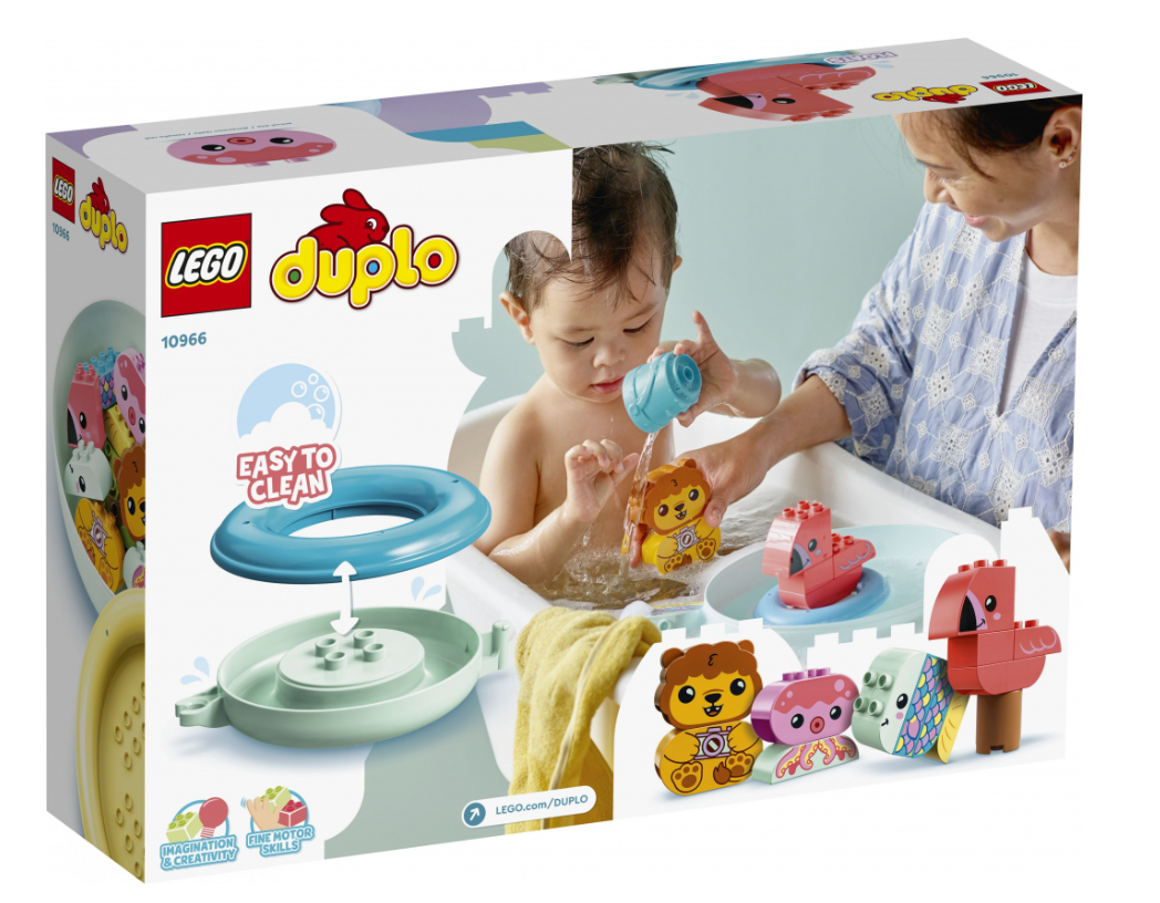 Конструктор Lego DUPLO My First Веселе купання: Плаваючий острів із тваринами 10966