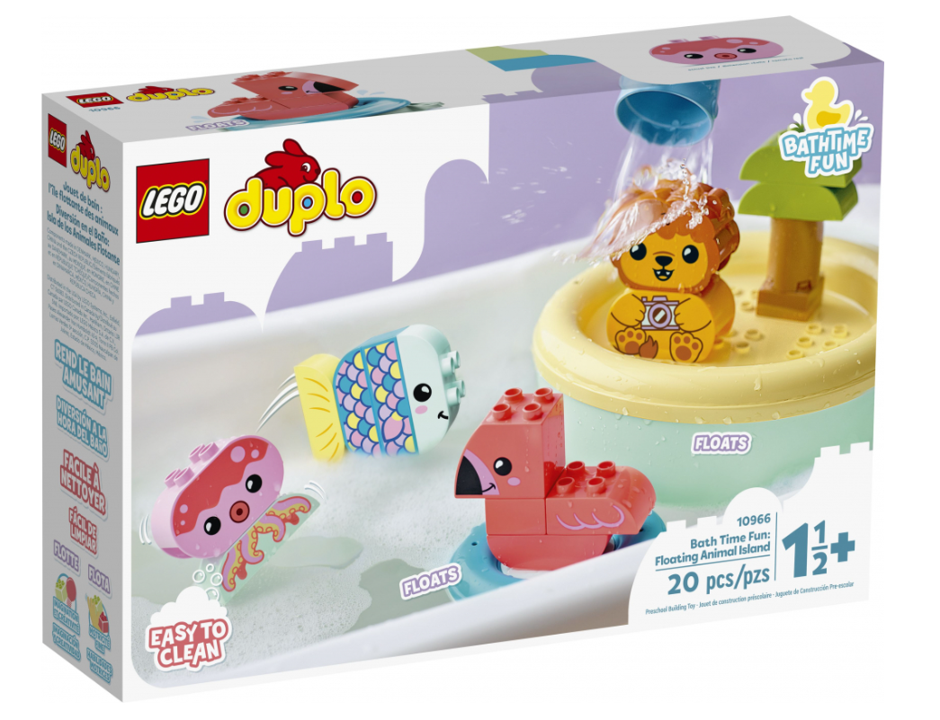 Конструктор Lego DUPLO My First Веселе купання: Плаваючий острів із тваринами 10966 фото №7