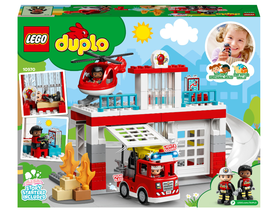 Конструктор Lego DUPLO Пожежна частина та гвинтокрил фото №4