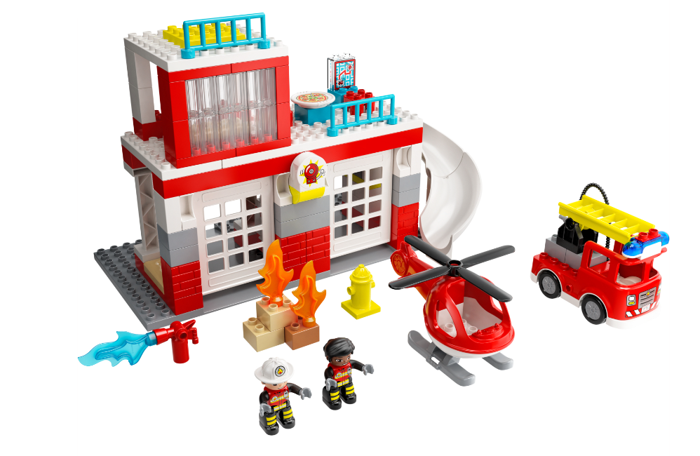 Конструктор Lego DUPLO Пожежна частина та гвинтокрил фото №2