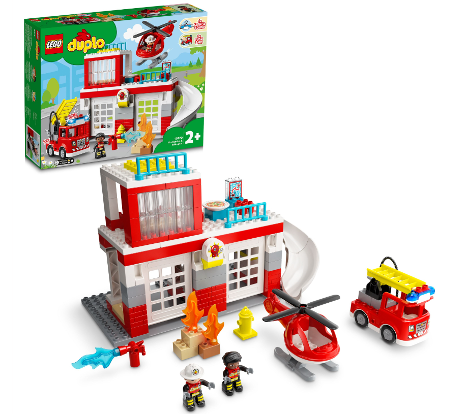 Конструктор Lego DUPLO Пожежна частина та гвинтокрил фото №3