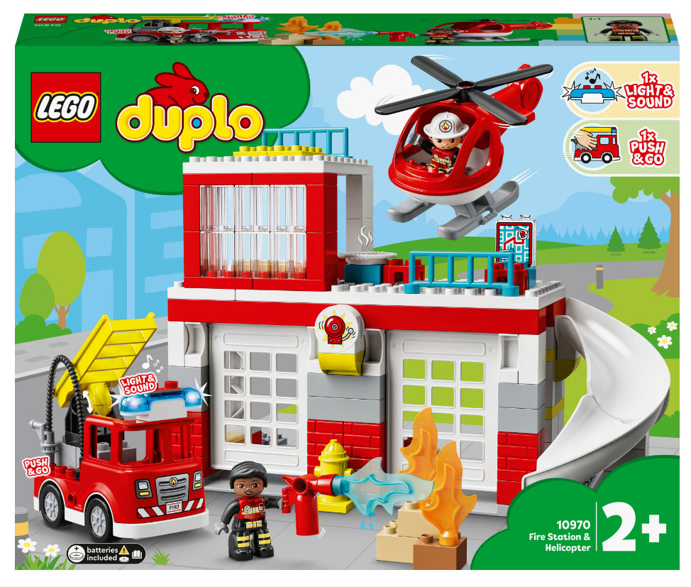 Конструктор Lego DUPLO Пожежна частина та гвинтокрил