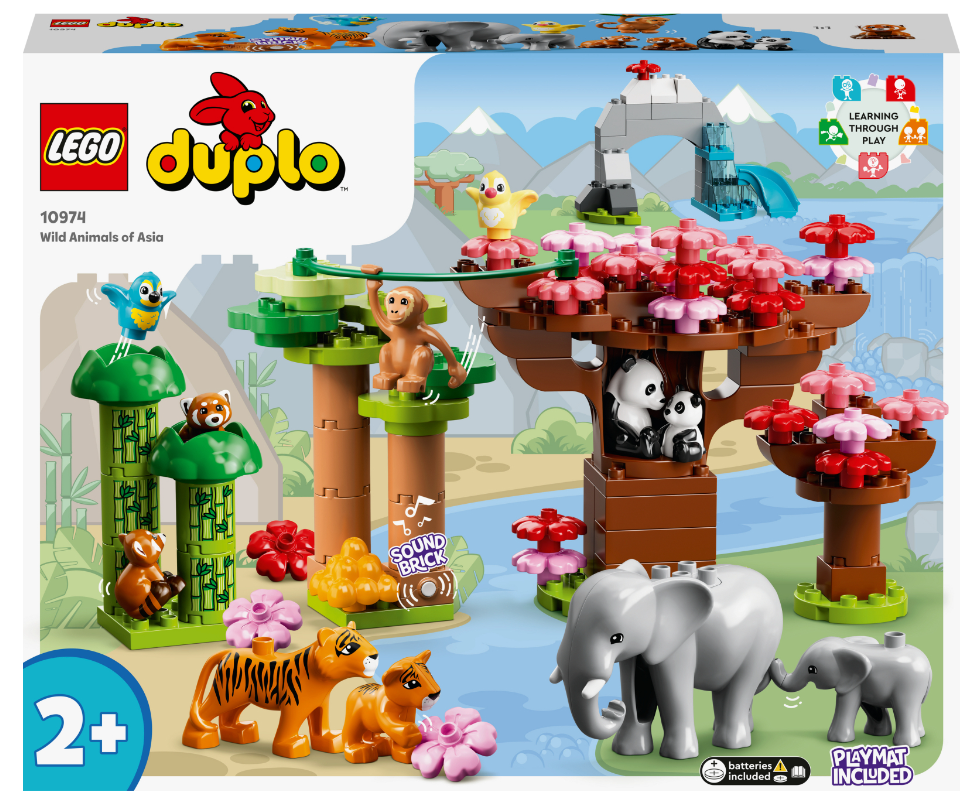 Конструктор Lego DUPLO Town Дикі тварини Азії