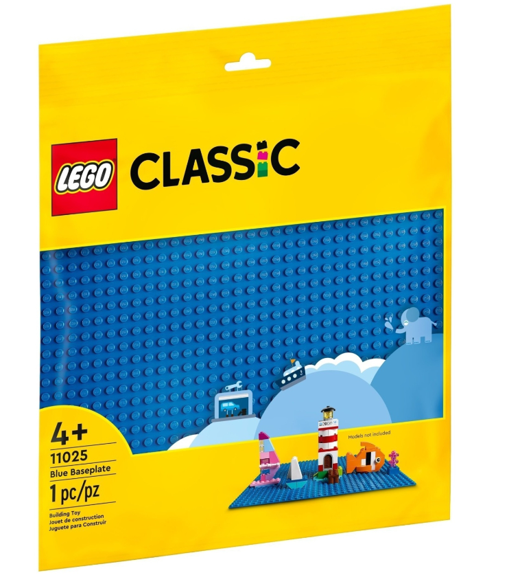 Конструктор Lego Classic Базова пластина синього кольору