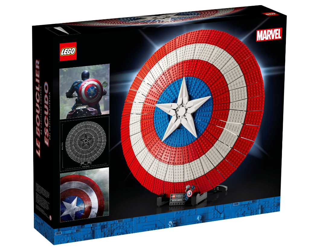 Конструктор Lego Marvel Щит Капітана Америка фото №7
