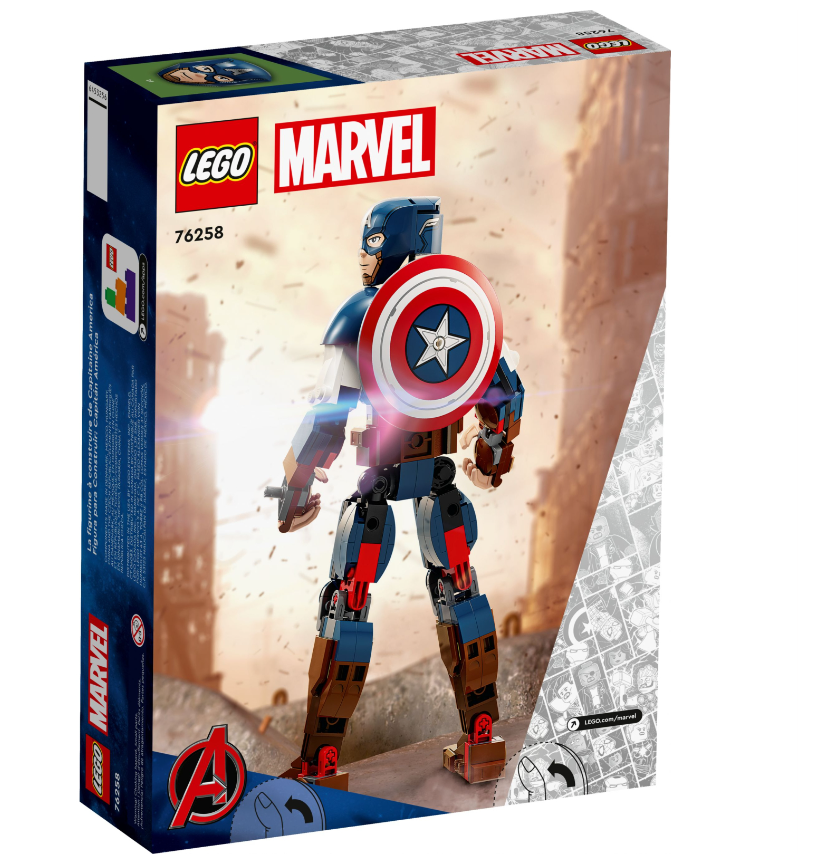 Конструктор Lego Marvel Фігурка Капітана Америка для складання фото №4