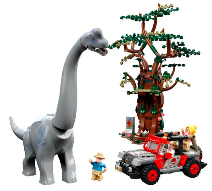Конструктор Lego Jurassic Park Відкриття брахіозавра фото №2