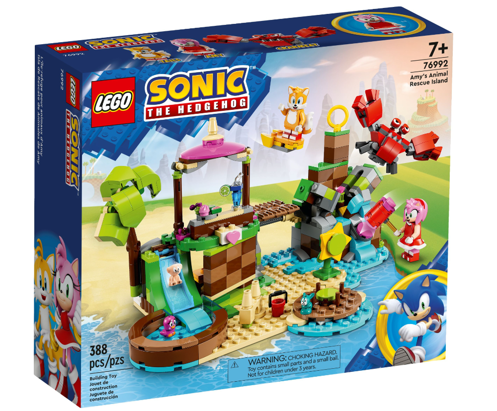 Конструктор Lego Sonic the Hedgehog Острів Емі для порятунку тварин