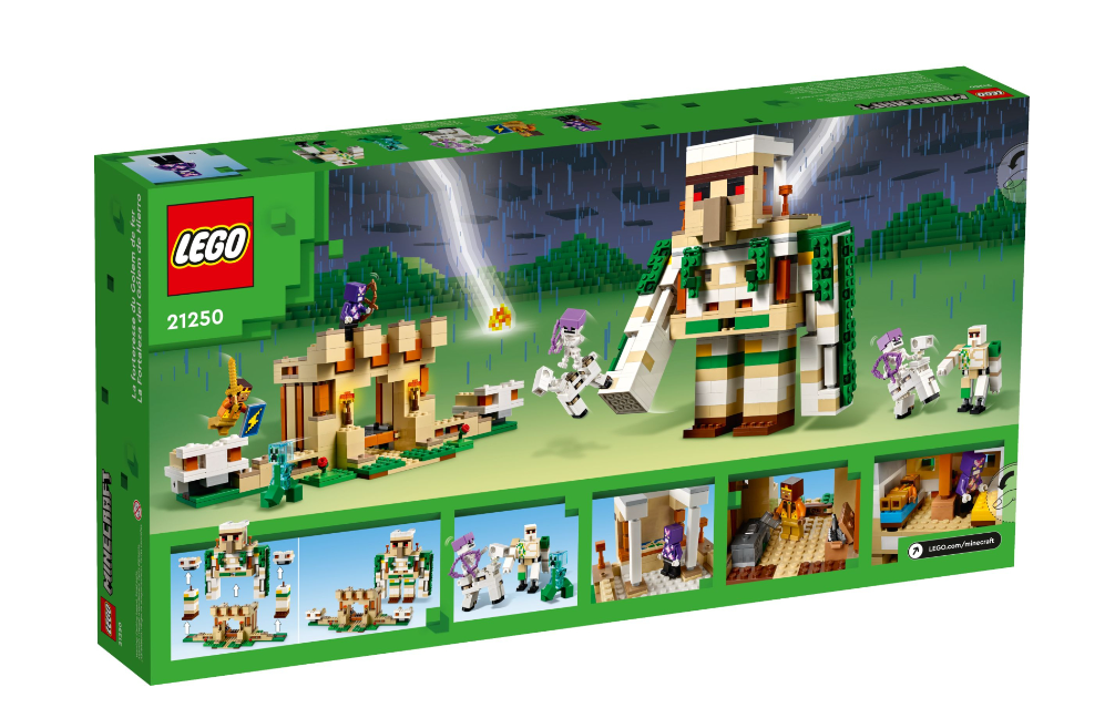 Конструктор Lego Minecraft Фортеця Залізний голем фото №9