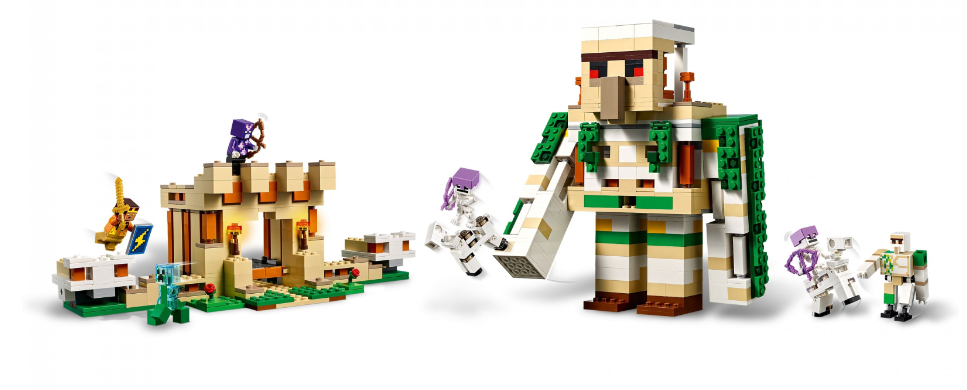 Конструктор Lego Minecraft Фортеця Залізний голем фото №6