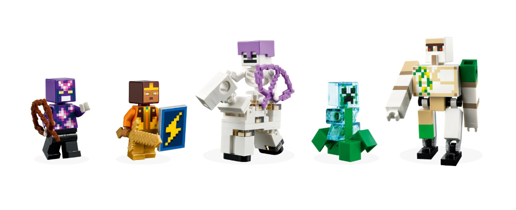 Конструктор Lego Minecraft Фортеця Залізний голем фото №7