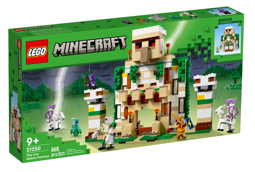 Конструктор Lego Minecraft Фортеця Залізний голем