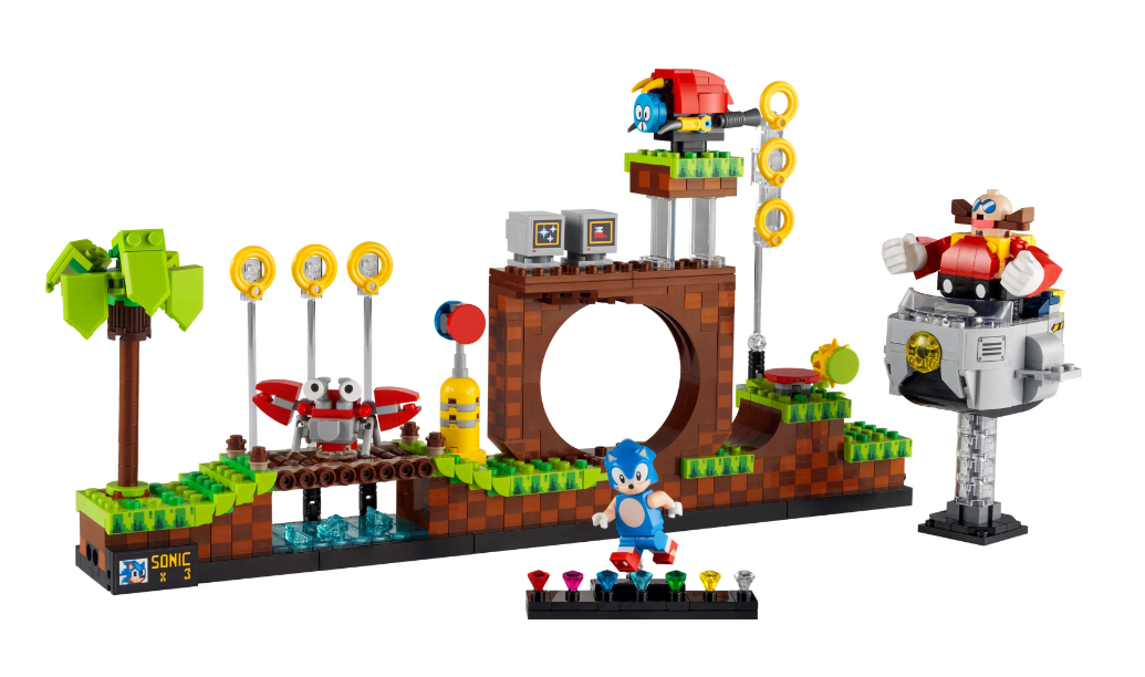Конструктор Lego Ideas Їжачок Сонік — Зона із зеленим пагорбом фото №2