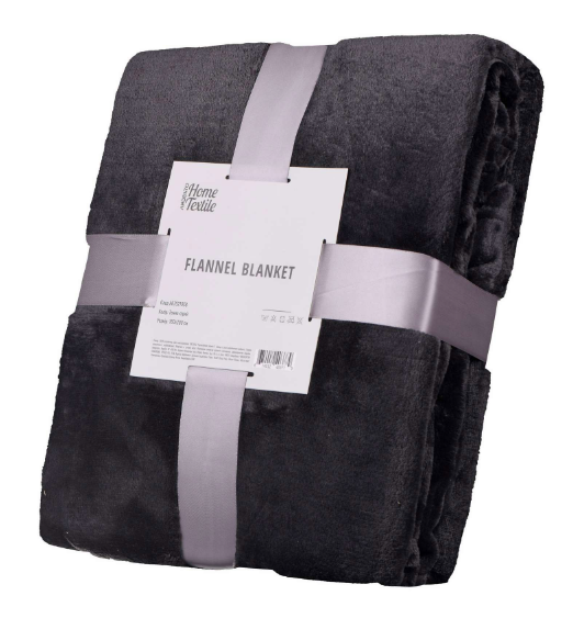 Плед Ardesto Flannel темно-сірий, 160х200 см (ART0210SB)