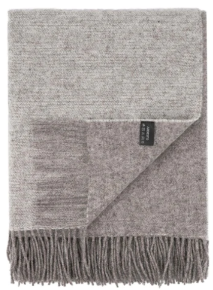 Плед Ardesto Leonardo Doubleface 100% вовна 140x200 см тауп-білий (ART0407LD) фото №3