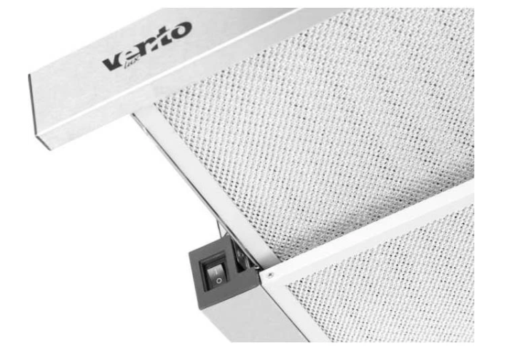 Витяжки Ventolux GARDA 60 INOX (1100) LED фото №3