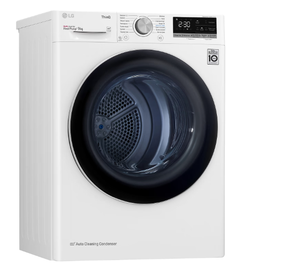 Сушильна машина LG DC90V5V0W фото №3