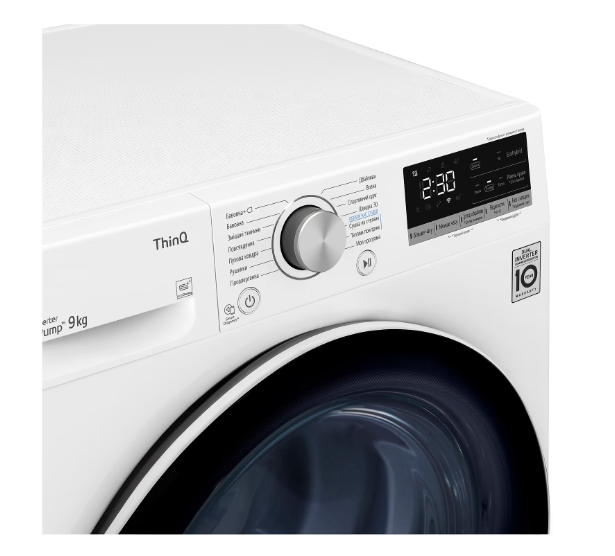Сушильна машина LG DC90V5V0W фото №10