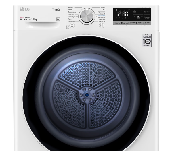 Сушильна машина LG DC90V5V0W фото №11