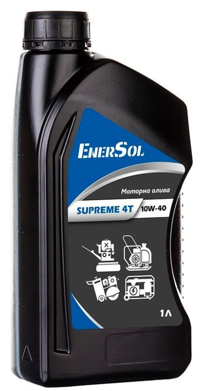 Олива моторна EnerSol Supreme-4T, 10W40, напівсинтетична, 1л