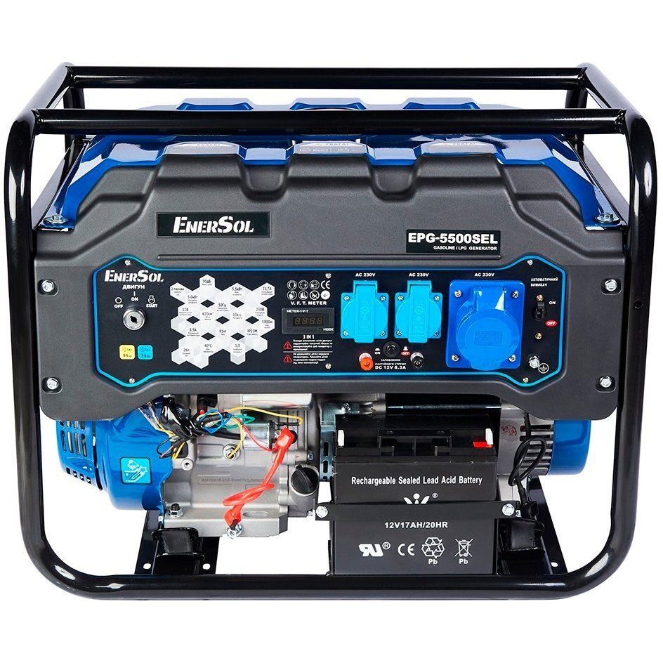 Генератор EnerSol газово-бензиновий Enersol EPG-5500SEL 230В (1 фаза) (EPG-5500SEL)