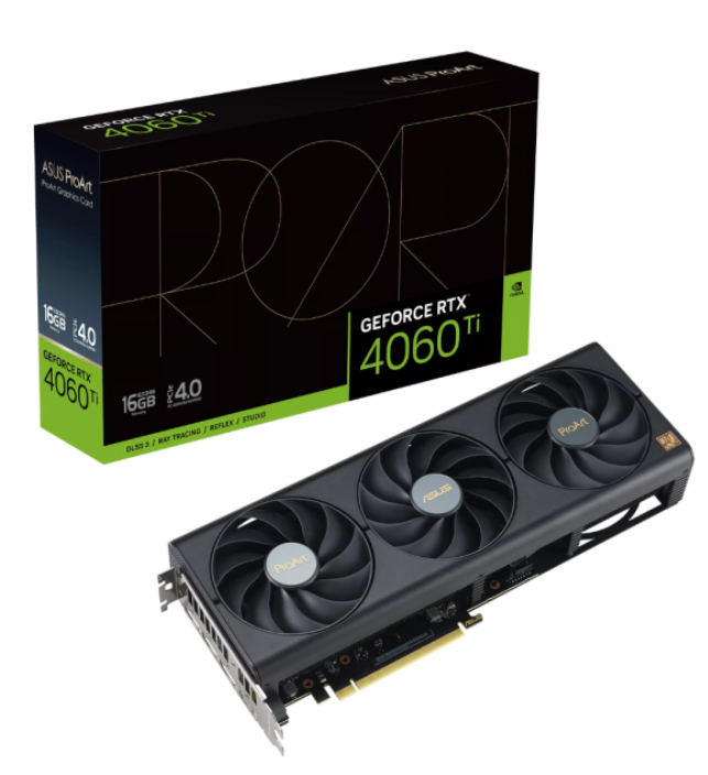 Відеокарта Asus GeForce RTX 4060 Ti 16GB GDDR6 PROART-RTX4060TI-16G