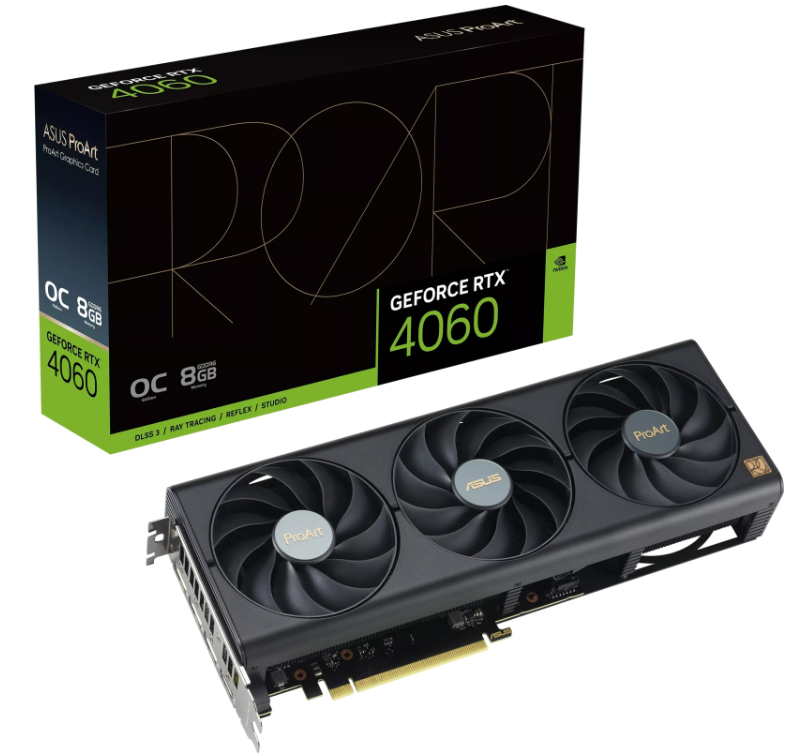 Відеокарта Asus GeForce RTX 4060 8GB GDDR6 PROART OC PROART-RTX4060-O8G