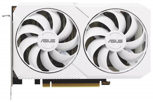 Відеокарта Asus GeForce RTX 3060 8GB GDDR6 DUAL OC білий DUAL-RTX3060-O8G-WHITE