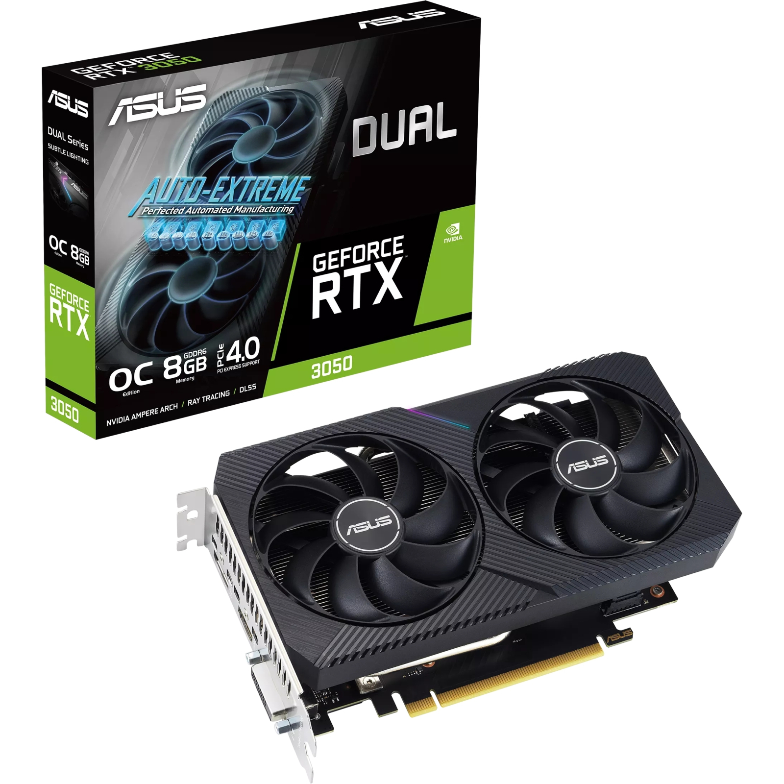Відеокарта Asus GeForce RTX 3050 8GB GDDR6 DUAL OC V2 DUAL-RTX3050-O8G-V2 фото №12
