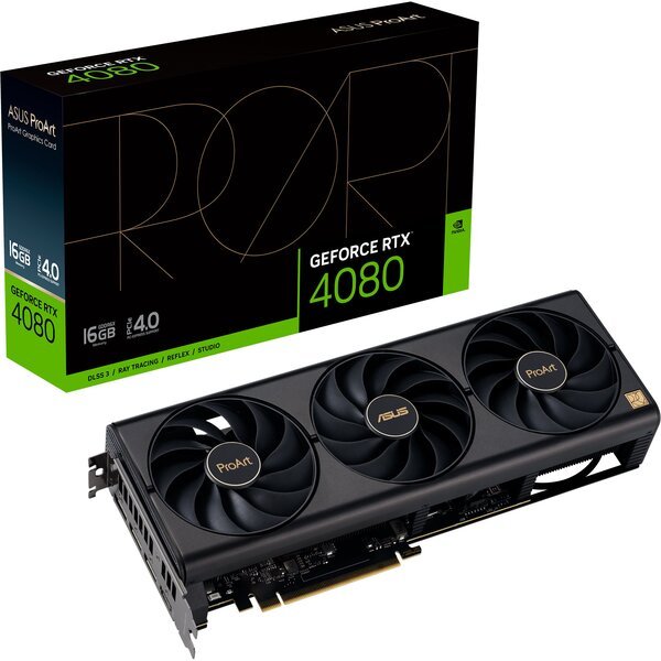 Відеокарта Asus GeForce RTX 4080 16GB GDDR6X PROART OC PROART-RTX4080-O16G