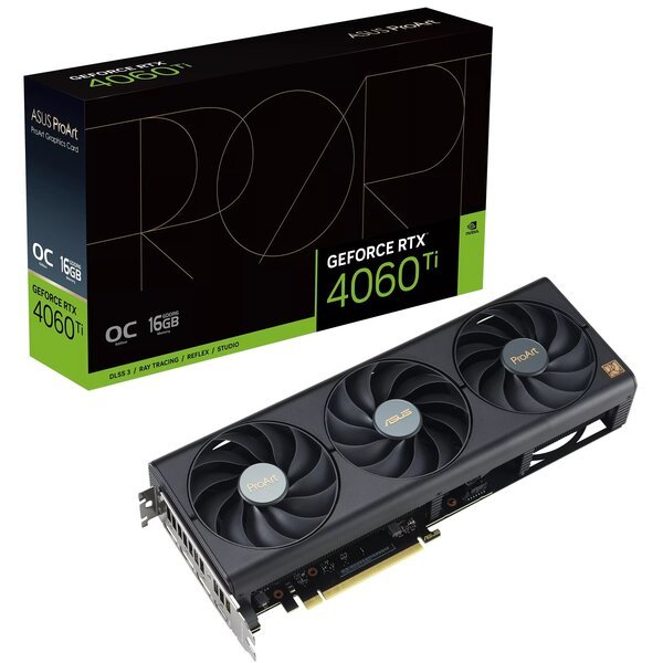 Відеокарта Asus GeForce RTX 4060 Ti 16GB GDDR6 OC PROART-RTX4060TI-O16G