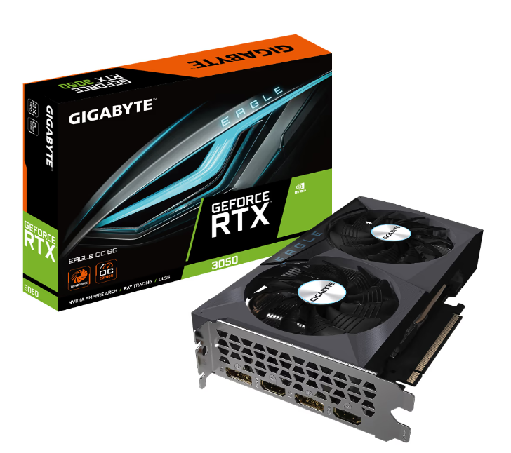 Відеокарта GigaByte GeForce RTX3050 8GB GDDR6 EAGLE OC