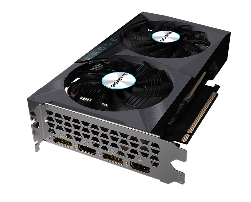 Відеокарта GigaByte GeForce RTX3050 8GB GDDR6 EAGLE OC фото №4
