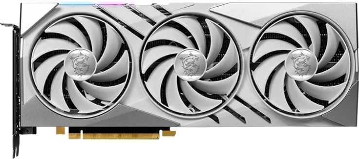 Відеокарта MSI GeForce RTX 4070 12GB GDDR6X GAMING X SLIM WHITE фото №2