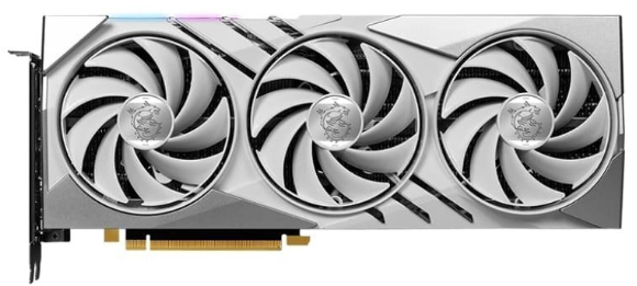 Відеокарта MSI GeForce RTX 4070 12GB GDDR6X GAMING SLIM WHITE