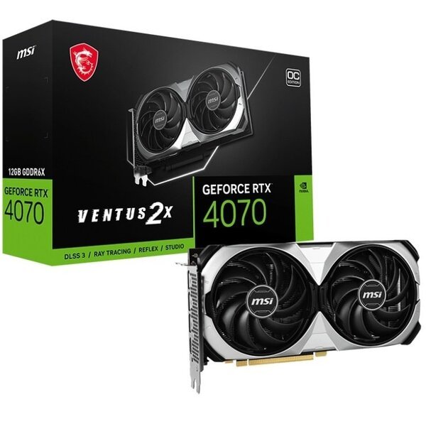 Відеокарта MSI GeForce RTX 4070 Ti 12GB GDDR6X VENTUS 2X OC фото №2