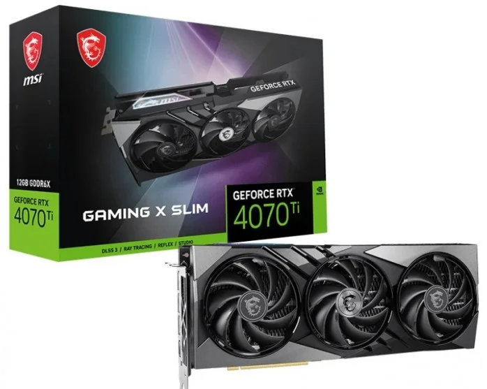 Відеокарта MSI GeForce RTX 4070 Ti 12GB GDDR6X GAMING X SLIM
