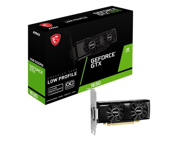 Відеокарта MSI GeForce GTX 1630 4GB GDDR6 LP OC фото №5