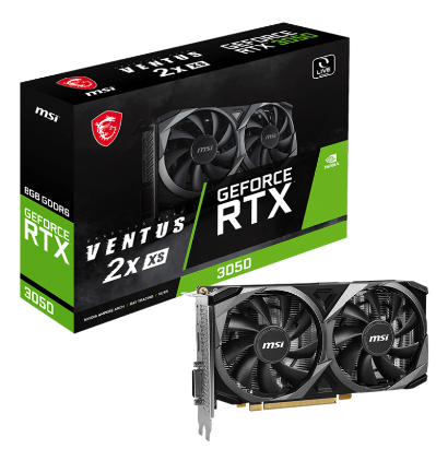 Відеокарта MSI GeForce RTX 3050 8GB GDDR6 VENTUS 2X XS OC фото №5
