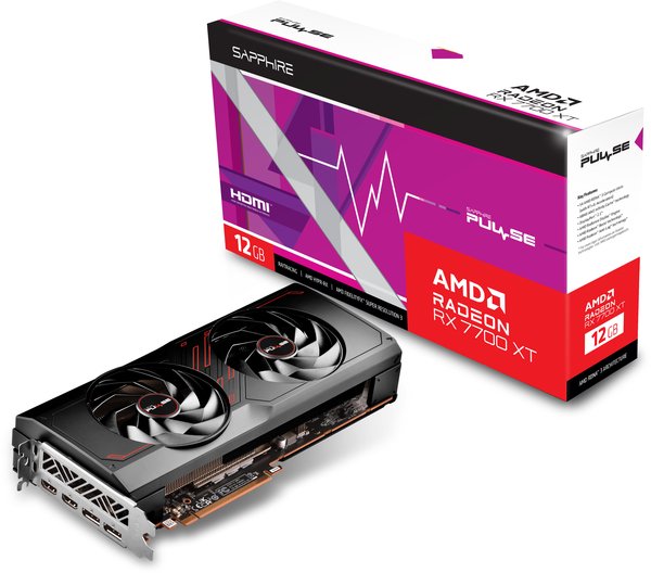Відеокарта Sapphire Radeon RX 7700 XT 12GB GDDR6 Pulse GAMING фото №2
