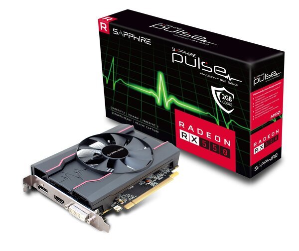 Відеокарта Sapphire Radeon RX 550 2GB GDDR5 Pulse