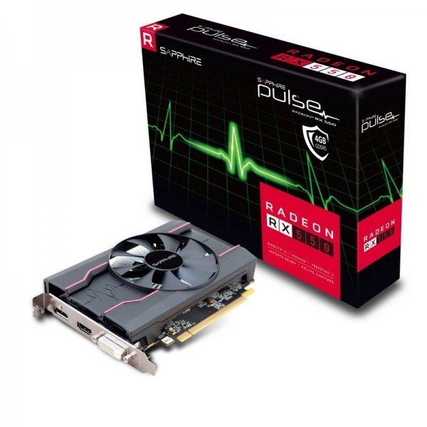 Відеокарта Sapphire Radeon RX 550 4GB GDDR5 Pulse