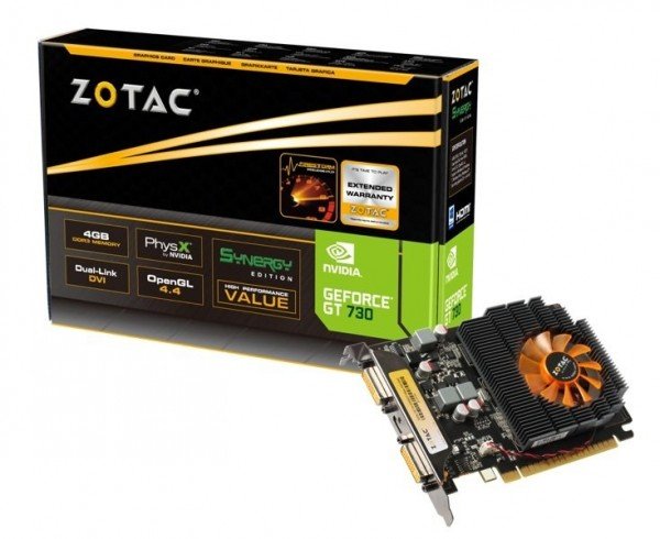 Відеокарта Zotac GeForce GT 730 4GB DDR3