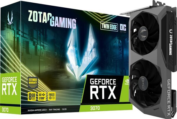 Відеокарта Zotac GeForce RTX 3070 8GB GDDR6X Twin Edge OC GAMING LHR