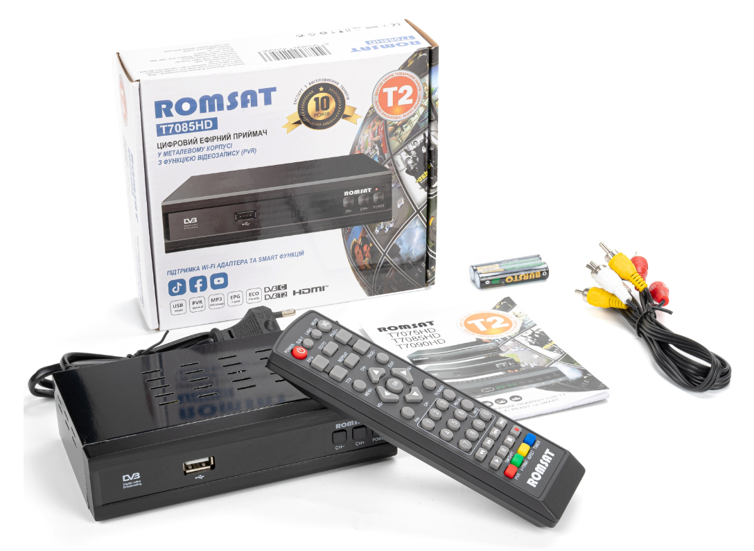 Цифровой тюнер Romsat T7085HD фото №7