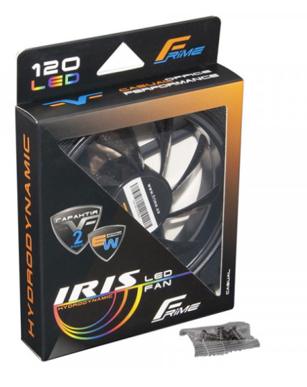 Система охлаждения Frime Iris LED Fan Think Ring Blue (FLF-HB120TRB16) фото №3