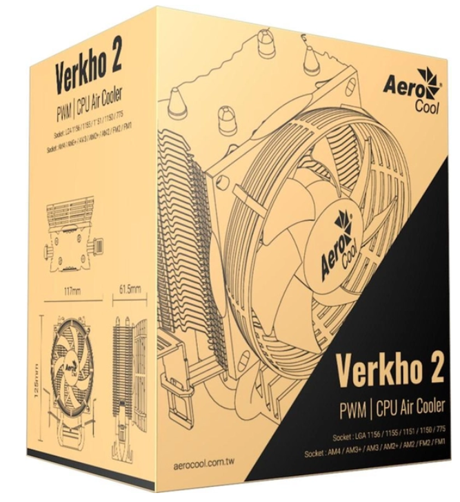 Система охолодження AeroCool Verkho 2 (ACTC-NA20210.01) фото №6