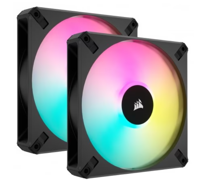 Система охлаждения CORSAIR AF140 RGB Elite Dual Pack (CO-9050156-WW)